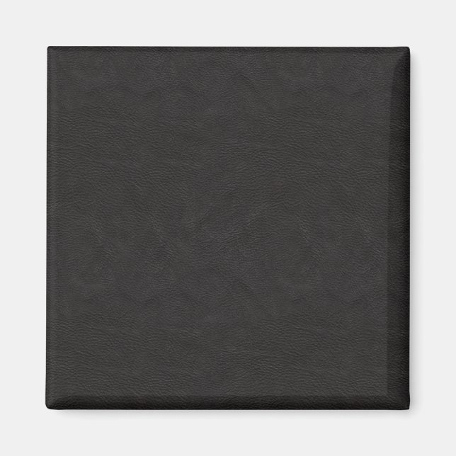 Textured Black Leather 2 Magnet (Front)