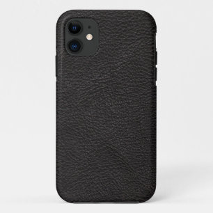 Textured Black Leather Case-Mate iPhone Case