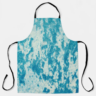 Textured blue background made of dense fabric. Con Apron