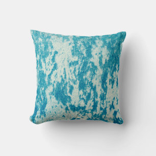 Textured blue background made of dense fabric. Con Cushion