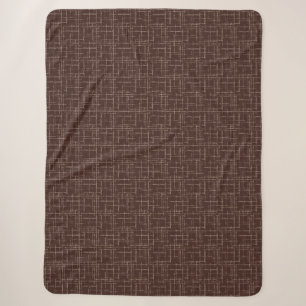 Textured brown. sherpa blanket
