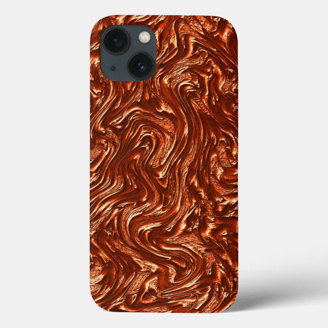 Textured brown terracotta Case-Mate iPhone case (Back)