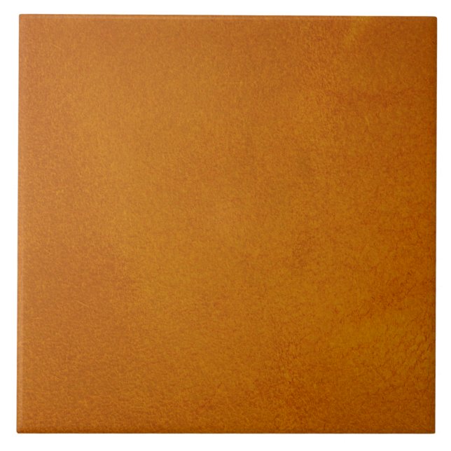 Textured Burnt Orange Tile (Front)