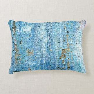 Textured concrete wall, rust stains. decorative cushion