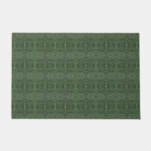 Textured dark grey-green. doormat