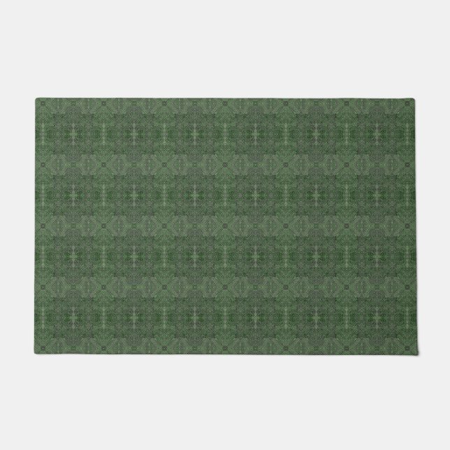 Textured dark grey-green.  doormat (Front)