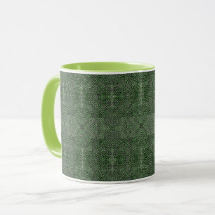 Textured dark grey-green. mug