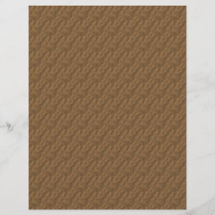 Textured Design Plain Brown Scrapbook Paper