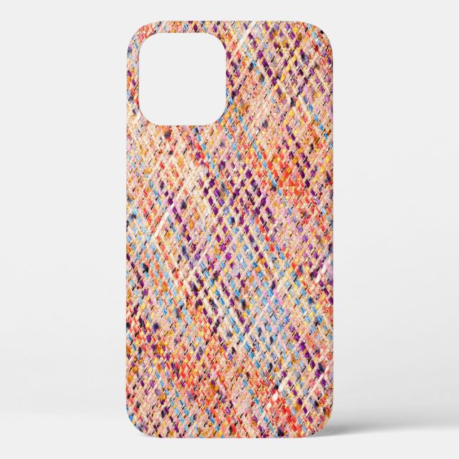 Textured Fabric Weave: Abstract Photography. Case-Mate iPhone Case (Back)