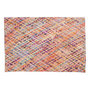Textured Fabric Weave: Abstract Photography. Pillowcase