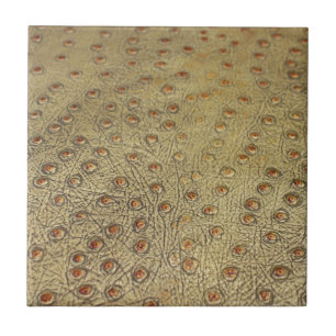 TEXTURED FAUX OSTRICH LEATHER TILE