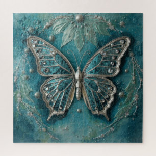 Textured Floral Art – Soft Nature Flower Design Jigsaw Puzzle