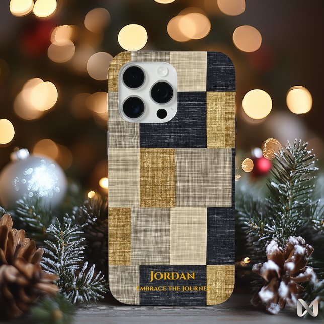 Textured Geometric Patchwork – Minimalism Case-Mate iPhone Case (Creator Uploaded)