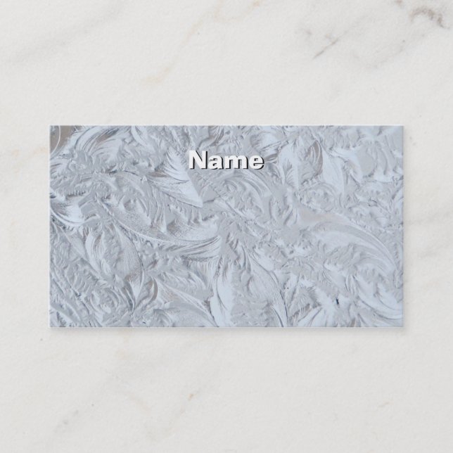 Textured Glass Business Card (Front)