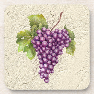 Textured Grapes Coasters