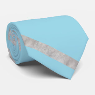 Textured grey and blue stripes tie