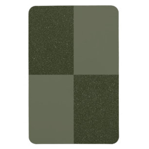 Textured Grid Moss Green Magnet – Customisable