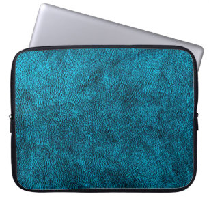 Textured grunge background. A sample leather close Laptop Sleeve