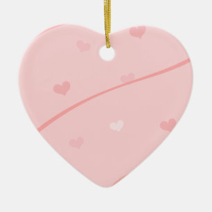 Textured Hearts Christmas Ornament
