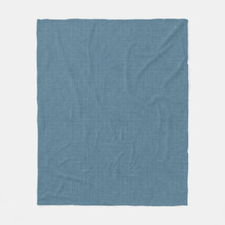Textured herringbone blue.  fleece blanket