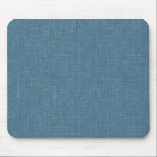 Textured herringbone blue. mouse pad