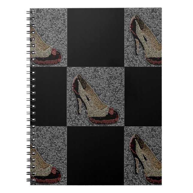 Textured High Heels Notebook (Front)