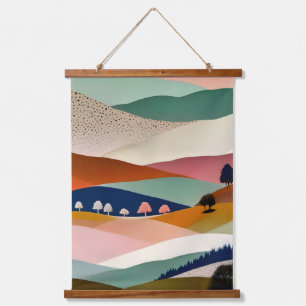 Textured Landscape Hanging Tapestry