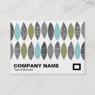 Textured Leaves 01 Business Card