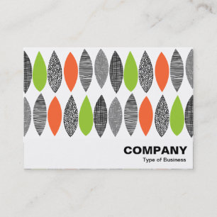 Textured Leaves 02 Business Card