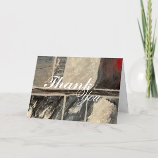 Textured Marble Thank You Card