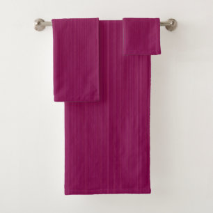 Textured Maroon Elegance Bath Towel Set