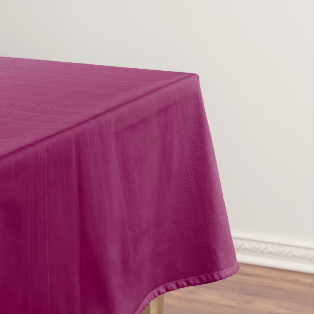 Textured Maroon Elegance Tablecloth (In Situ)