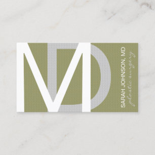 Textured Medical Doctor CHOOSE BACKGROUND COLOR Business Card