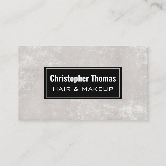 Textured Modern Business Card (Front)