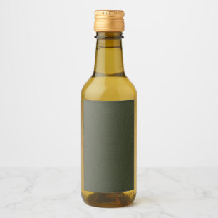 Textured Moss Green Bottle Label – Customisable