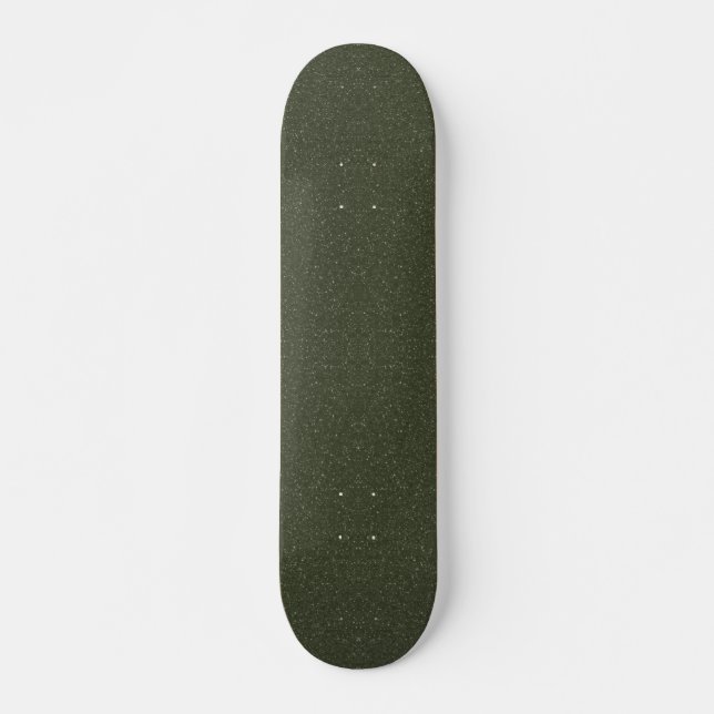 Textured Moss Green Custom Skateboard (Front)