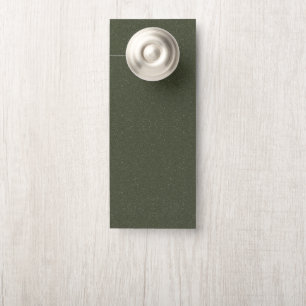 Textured Moss Green Door Hanger – Customisable