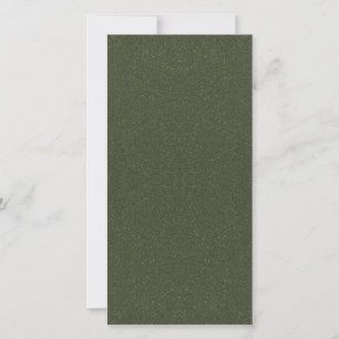 Textured Moss Green Flat Card – Customisable