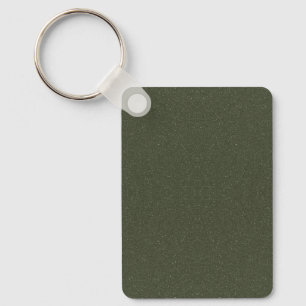 Textured Moss Green Keychain for Custom Use