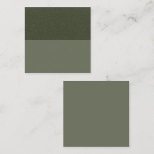 Textured Moss Green Promo Insert Card – Customize