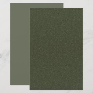 Textured Moss Green Stationery – Customisable