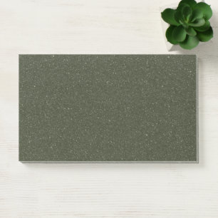 Textured Moss Green Sticky Notes – Customisable