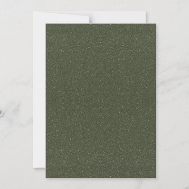 Textured Moss Green Thin Magnetic Card – Customise (Front)