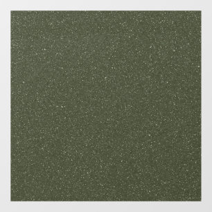 Textured Moss Green Window Cling – Custom