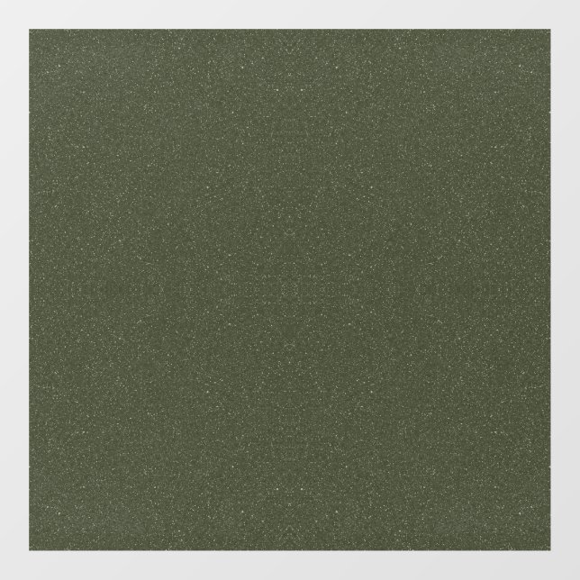 Textured Moss Green Window Cling – Customisable (Sheet)