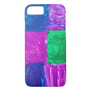 textured paint tiles iPhone 8/7 case