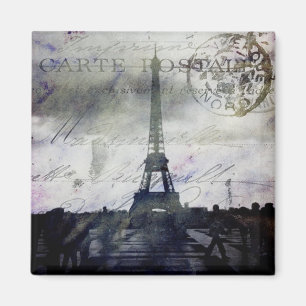 Textured Paris in Lavender Magnet