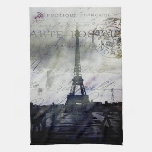 Textured Paris in Lavender Tea Towel