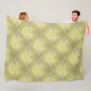 Textured patchwork patchwork multicolored patches  fleece blanket