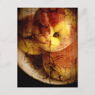 Textured peaches postcard